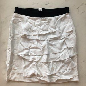 BCBGMaxAzria White Skirt